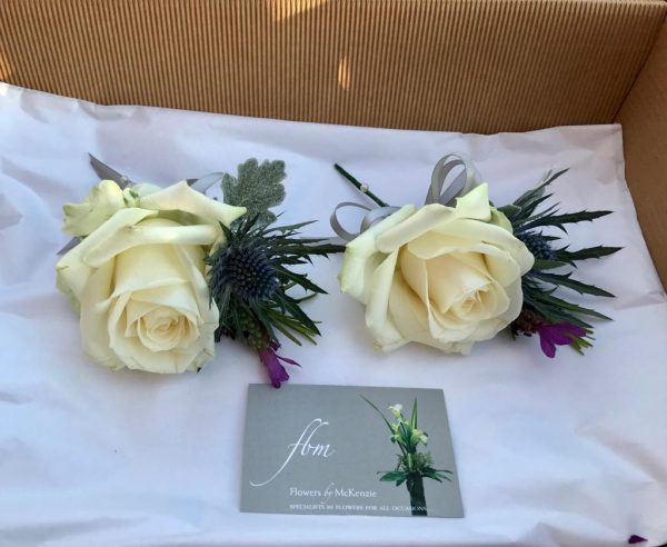 Rose  & Thistle Buttonhole
